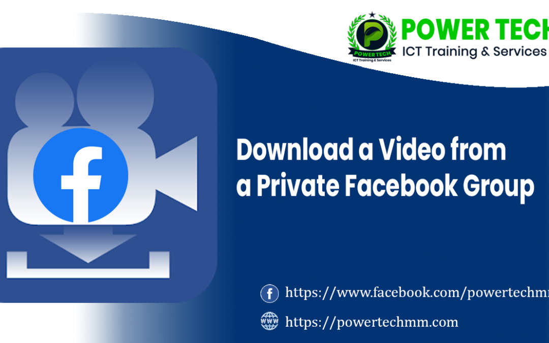 How to download video from facebook private group