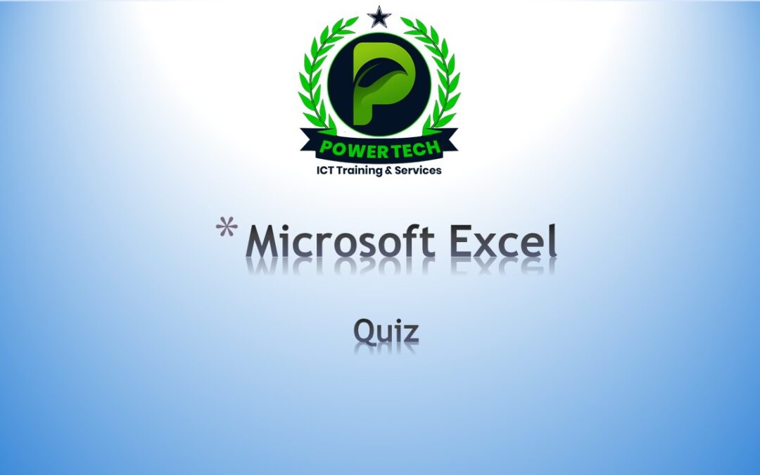 Microsoft Excel Quiz