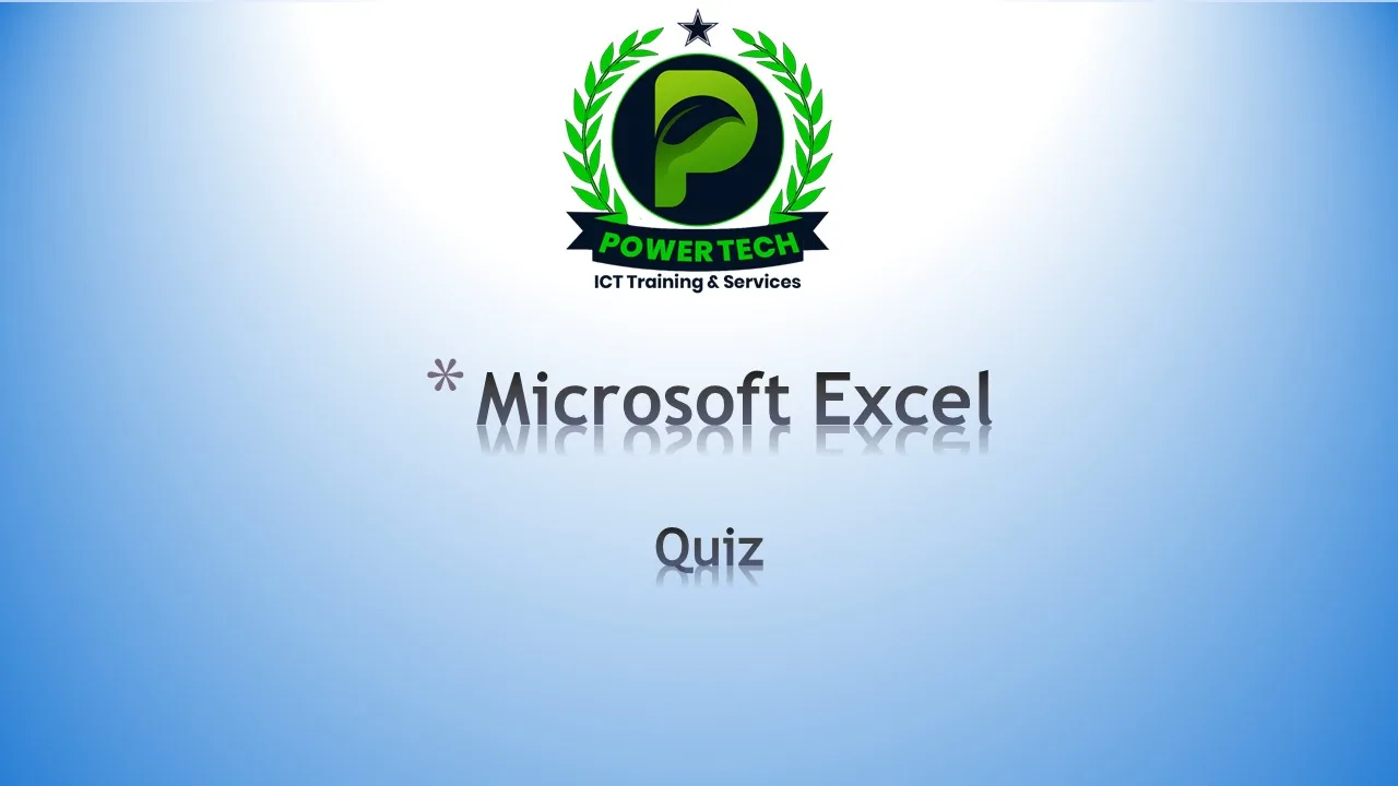 Excel Quiz