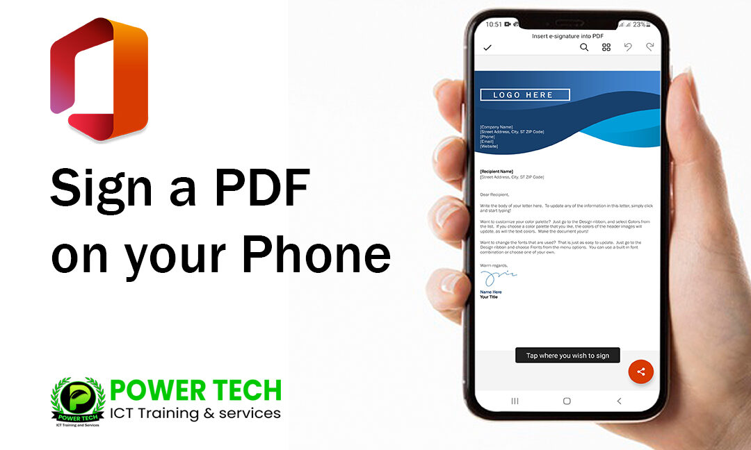 Sign a PDF Document on Your Phone