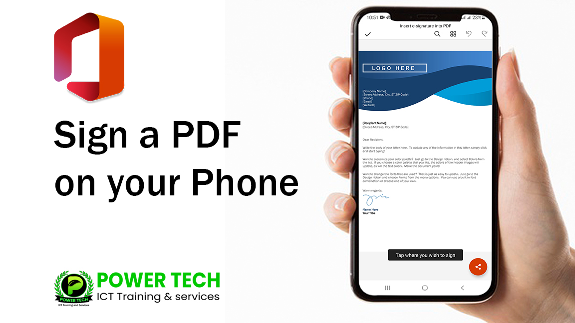 sign a pdf document on your phone